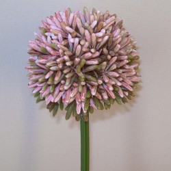 Artificial Hedgerow Allium Purple 54cm - A089 A3