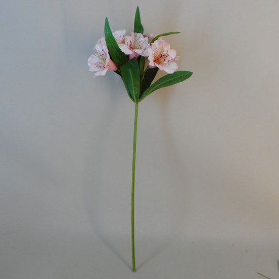 Artificial Alstroemeria Stem Blush Pink 48cm  - A051 A4