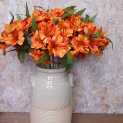 Rustic Earthenware Vase Beige 27cm - VS054 11A