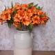 Rustic Earthenware Vase Beige 27cm - VS054 