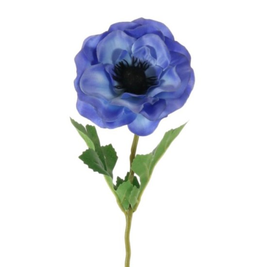 Artificial Anemones Blue 48cm - A067 HH2