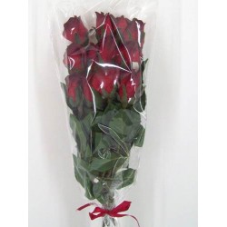 Silk Roses Bouquet Red 50cm - R010 O4