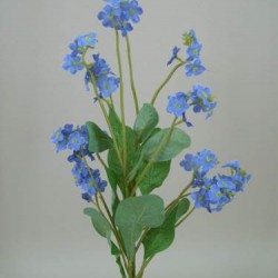 Artificial Forget Me Not Posy Blue 29cm - F038 