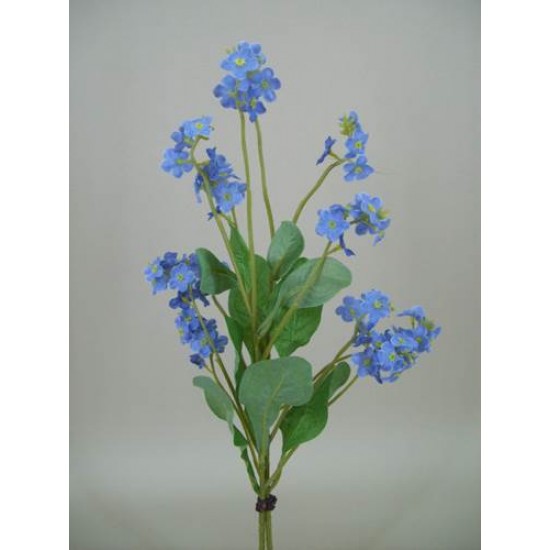 Artificial Forget Me Not Posy Blue 29cm - F038 