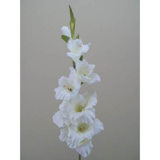 Artificial Gladiola Ivory 94cm - G035 F2