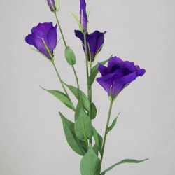 Artificial Lisianthus Purple 80cm - L017C 