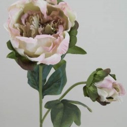 Vintage Peony Flowers Pink 52cm - P088 K2