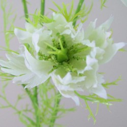 Artificial Nigella Love in the Mist Blue 56cm - N011 LL3