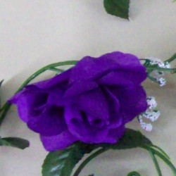 Artificial Roses Garland Carnival Purple 180cm - R226 Q4