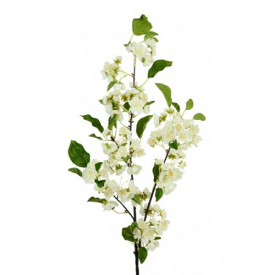 Artificial Cherry Blossom Branch White 105cm - B040 B2