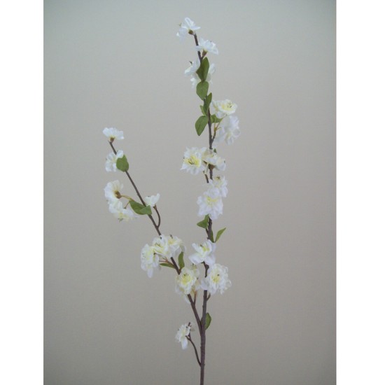 Artificial Cherry Blossom Branch Cream 89cm - B020A B2