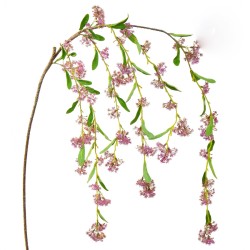 Trailing Artificial Ixora Branch Pink 149cm - I001 E1