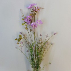 English Meadow Blossom and Foliage Purple 54cm - B076 FF3