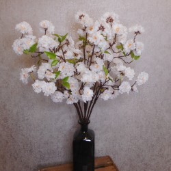 Cherry Blossom Branch White 75cm - B034 B2