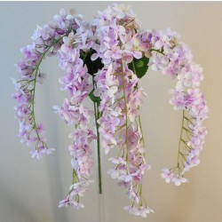 Trailing Artificial Blossom Lilac 83cm - B068 A1