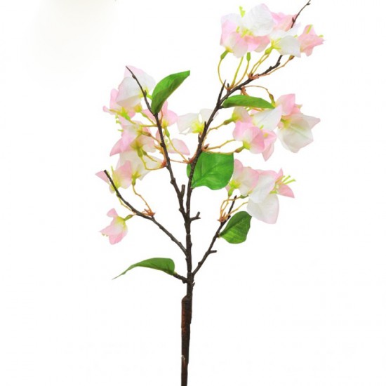 Artificial Bougainvillea Pale Pink 65cm - B078 A3