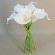 Real Touch Calla Lilies Bundle Ivory 31cm - L038 I2