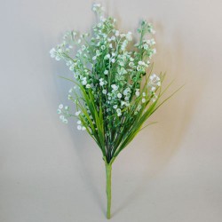 Artificial Bell Flowers Plant White 39cm - B012 C1
