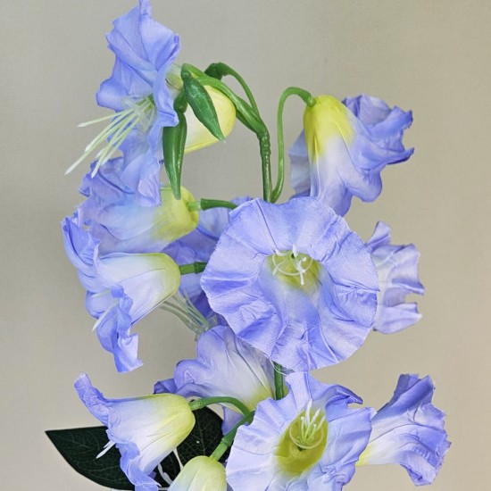 Artificial Campanula Bell Flowers Blue 87cm - C070 C4 Artificial Campanula Bell Flowers Blue 87cm - C070 C4