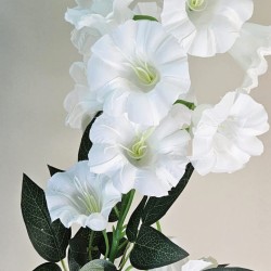 Artificial Campanula Bell Flowers White 87cm - C032