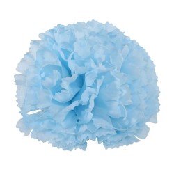 Short Stem Carnation Pale Blue 9cm - C075 