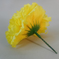 Short Stem Carnation Yellow 9cm - C069 