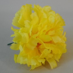 Short Stem Carnation Yellow 9cm - C069 FF3