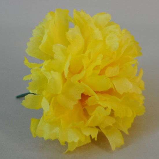 Short Stem Carnation Yellow 9cm - C069 