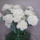 Artificial Spray Carnations Cream 60cm - C037 D4