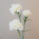 Artificial Spray Carnations Cream 60cm - C037 D4