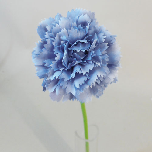 Silk Carnations Pale Blue | Artificial Flowers