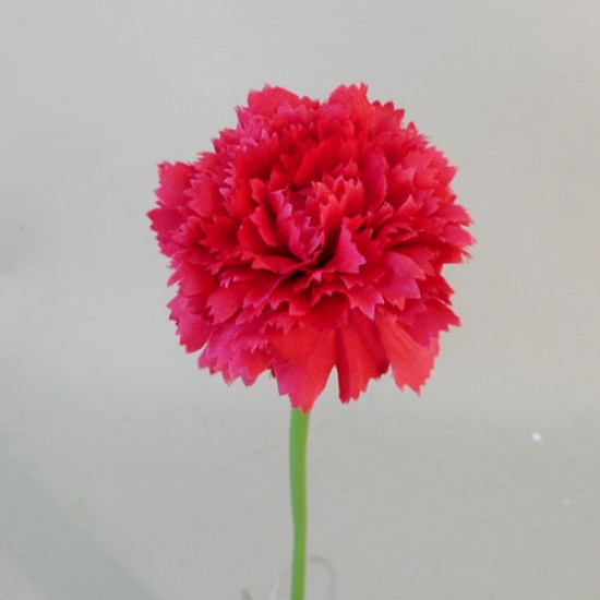 Mini Artificial Carnations Raspberry 31cm - C110 C4