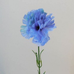 Silk Carnations Blue 45cm - C001L J3