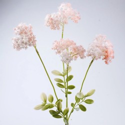 Artificial Chervil Flowers Pink Peach 62cm - C103 F1