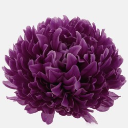 Artificial Chrysanthemum Purple Heads Only 17cm - C261 FF3
