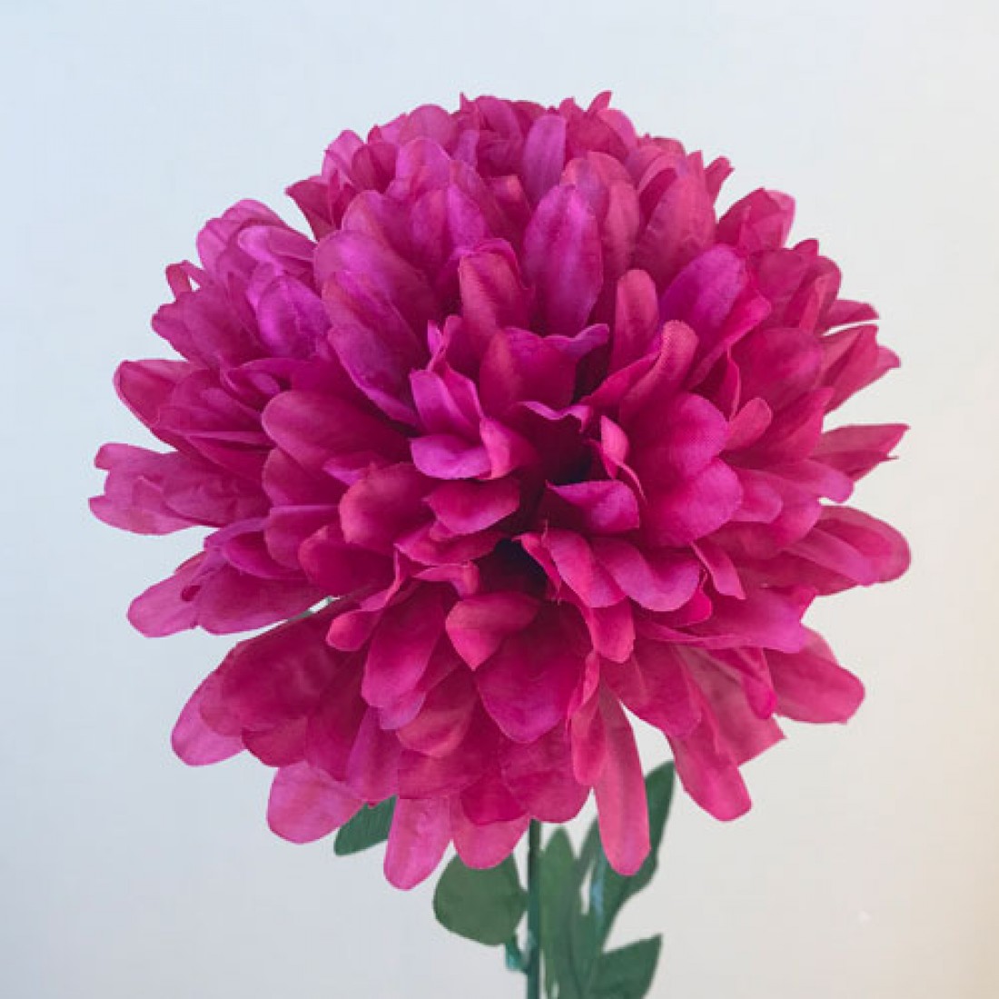 Pompom Chrysanthemum Dark Pink 80cm| Artificial Flowers