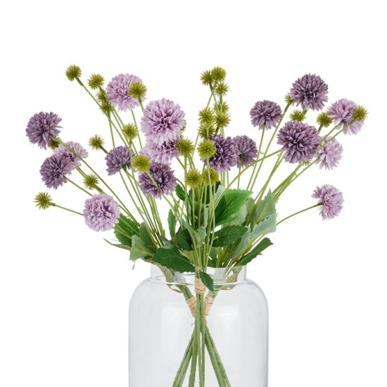 Purple Chrysanthemum Bouquet 60cm - C076 BB1
