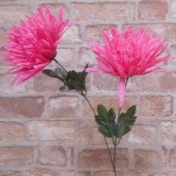 Artificial Spider Chrysanthemums Pink 64cm - S136 S3