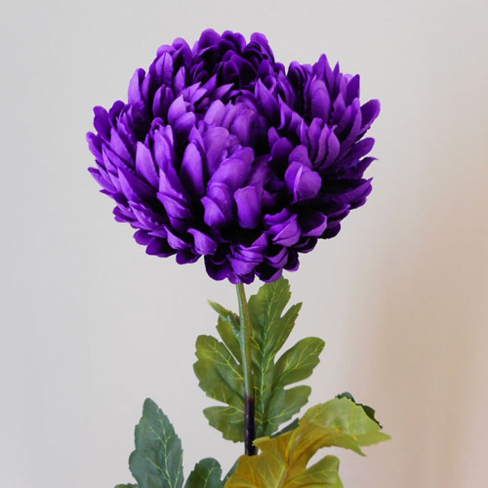 Artificial Bloom Chrysanthemums Purple 82cm | Artificial Flowers