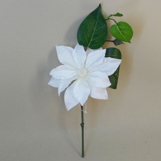 Artificial Clematis Stem Short 32cm - C065 BX12