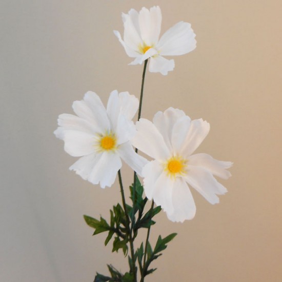 Fleur Artificial Cosmos White 74cm - C211 A4