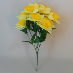 Fleur Artificial Daffodils Bunch 41cm - D083 CC4