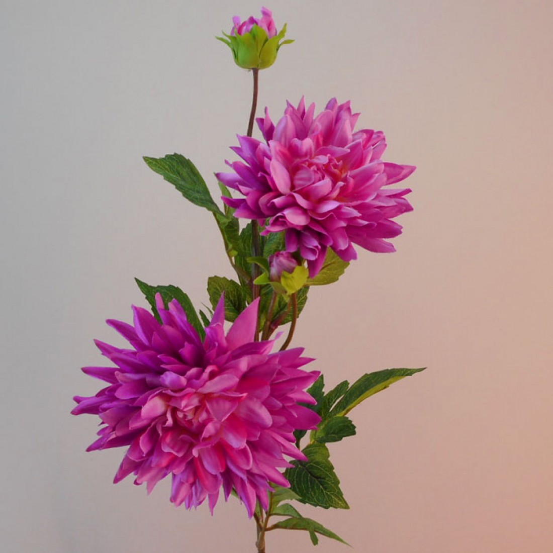 Artificial Dahlias Spray Cerise Pink 102cm | Artificial Flowers