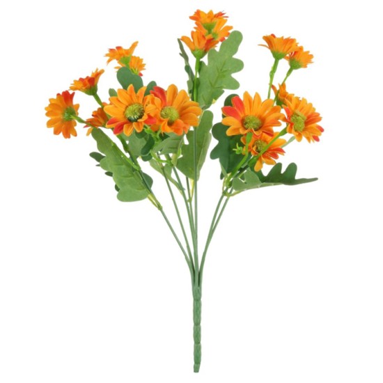 Artificial Daisy Plant Orange 32cm - D027 T2