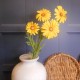 Silk Daisies | Large Artificial Field Daisy Yellow 64cm - D130 D3