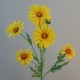 Silk Daisies | Large Artificial Field Daisy Yellow 64cm - D130 D3