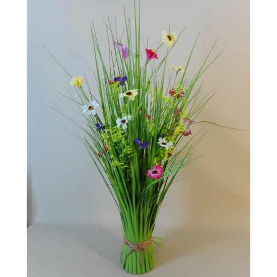 Grass Bundle with Daisies and Butterflies - MED009 FF4