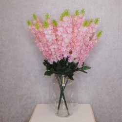 Artificial Delphiniums Plant Pink 64cm - D061 B1