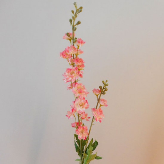 Artificial Meadow Delphiniums Cream Pink 87cm - S035 R4