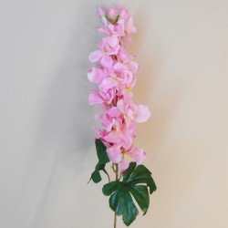 Artificial Garden Delphiniums Pink 75cm - D059 B3